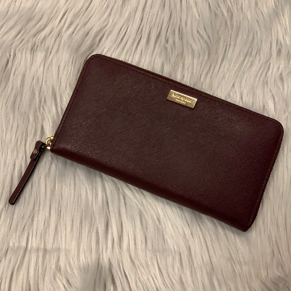 Dark Maroon Kate Spade Wallet